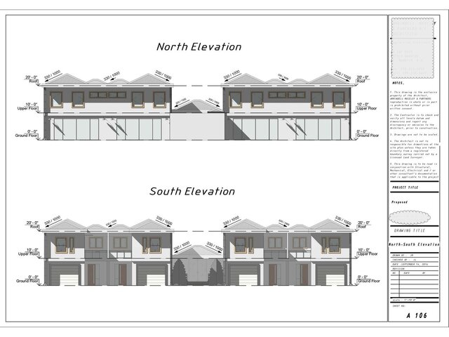 Residential Elevations and Sections | Architectural Drafting – image 2 of 6