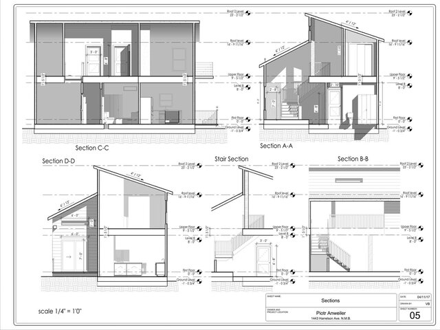 Residential Elevations and Sections | Architectural Drafting – image 4 of 6