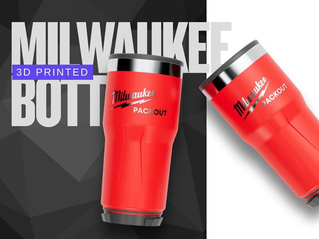 3D printed Milwaukee Bottle
