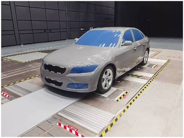 3D model of DrivAer vehicle aerodynamics