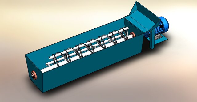 3D model of Industrial Mixer