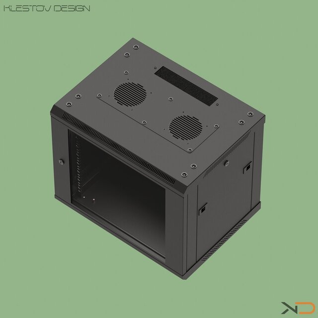 Wall mount Server Rack 9U 600x450