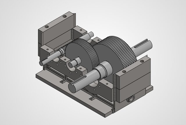 Helical Gear Shaft Assembly