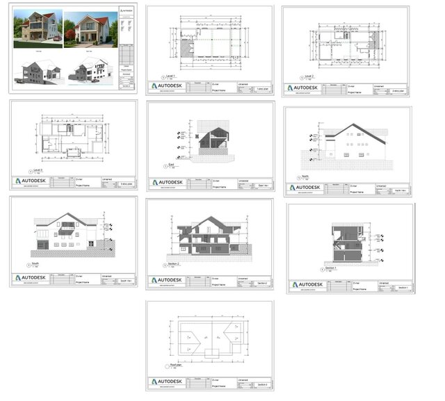 3D model of Structural drawing