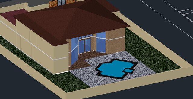 Autocad 3d House – image 4 of 5