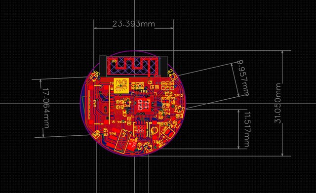 3D model of 30 mm ESP32-S3 Tiny IoT / Edge-AI Device — Complete Hardware & Firmware Development