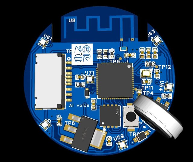 3D model of 30 mm ESP32-S3 Tiny IoT / Edge-AI Device — Complete Hardware & Firmware Development