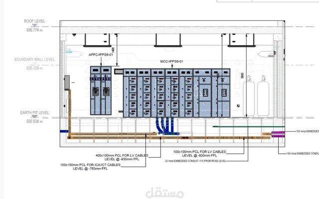Pump Station – Electrical BIM Design & Revit MEP – image 4 of 10