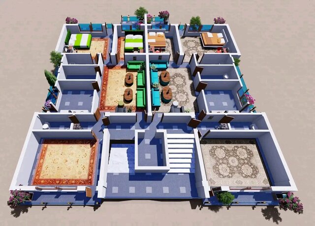 3D model of 3D modelling, rendering and architectural design