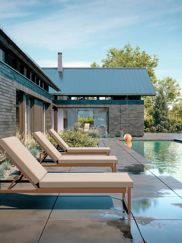 3D model of MFC House - Architectural Conceptualization & Photorealistic Rendering
