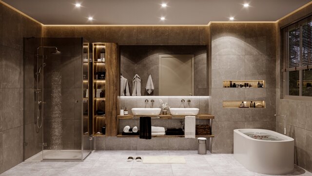 BATHROOM DESIGN | VISUALIZATION – image 1 of 5