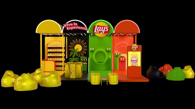 3D model of Lay's Common Area 3D Design