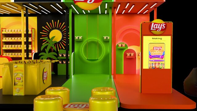 3D model of Lay's Common Area 3D Design