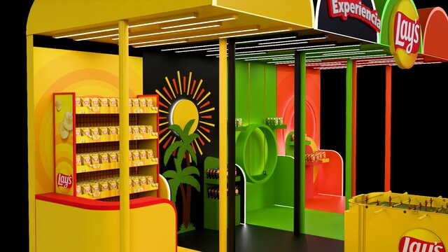 3D model of Lay's Common Area 3D Design