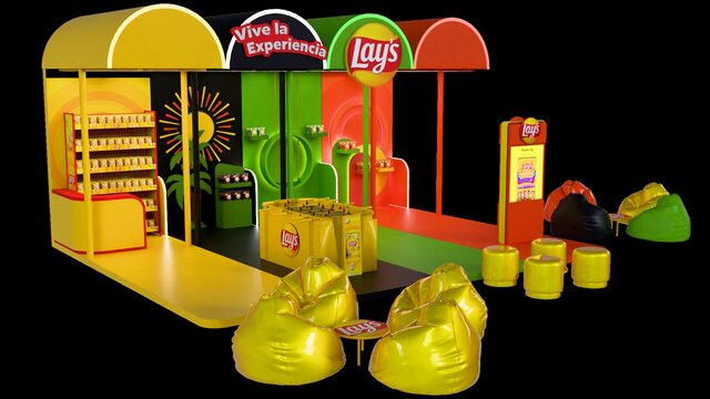 3D model of Lay's Common Area 3D Design