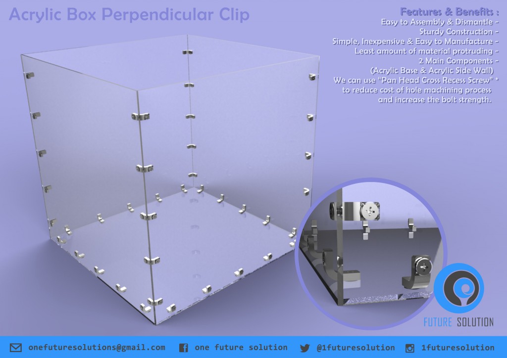 Acrylic Box 3D Modeling Design by Ridwan Septyawan | Cad Crowd Acrylic Box 3D Modeling Design by Ridwan Septyawan