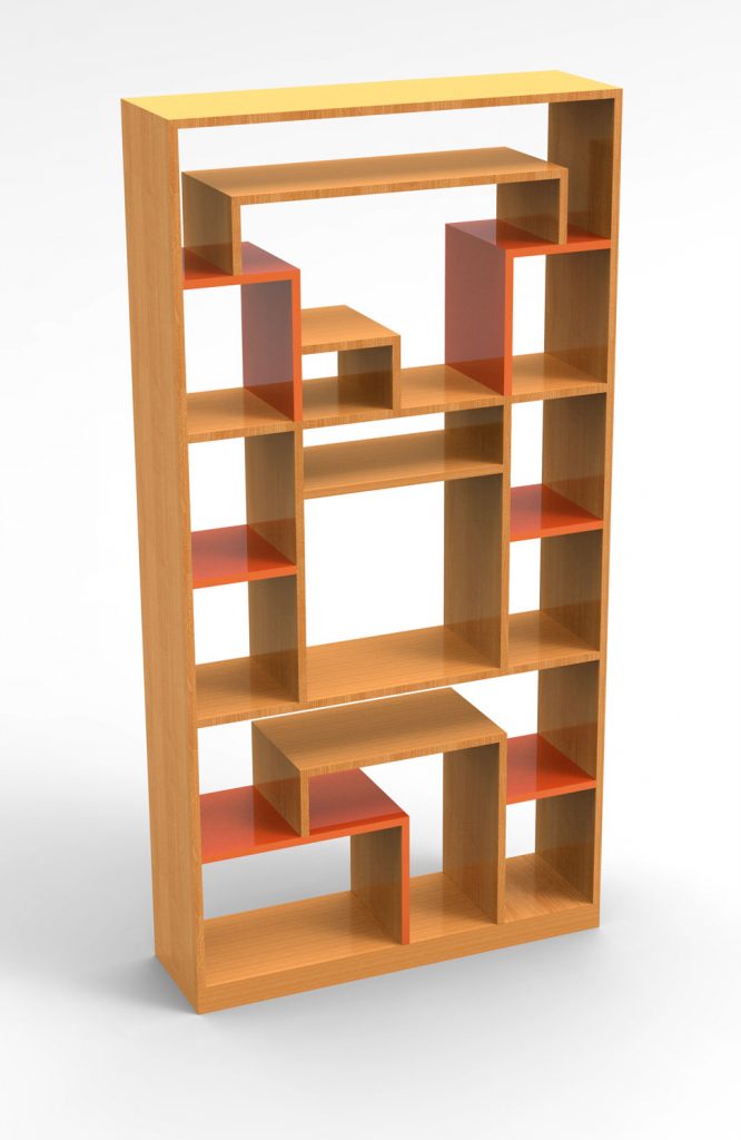 Book shelf cad design | Cad Crowd Book shelf cad design