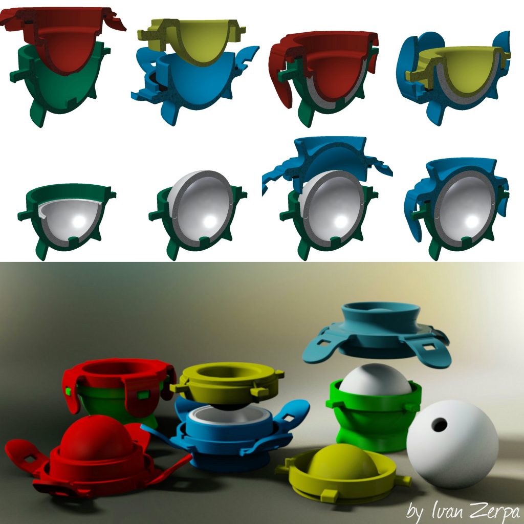 Mould for Spherical Ice Ball Design Contest