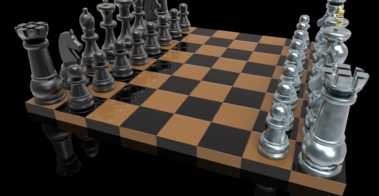 chess set 3d modeling design
