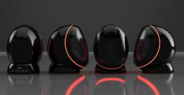 Virtual reality Headset stand 3d modeling design