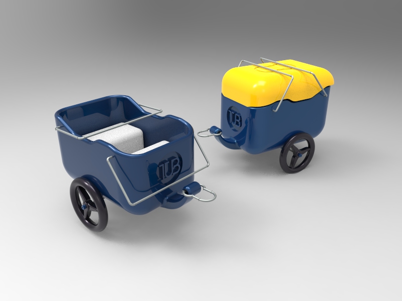 bike trailer cad design | Cad Crowd bike trailer cad design