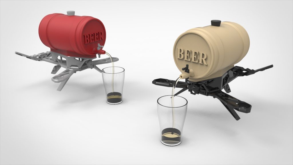 drone mini keg | Cad Crowd drone mini keg
