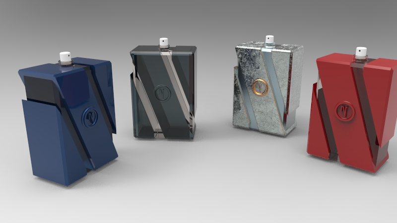 perfume cologne bottle cad design