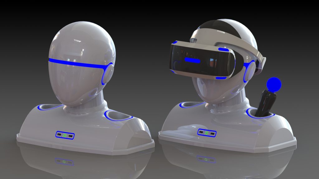 virtual reality video game device