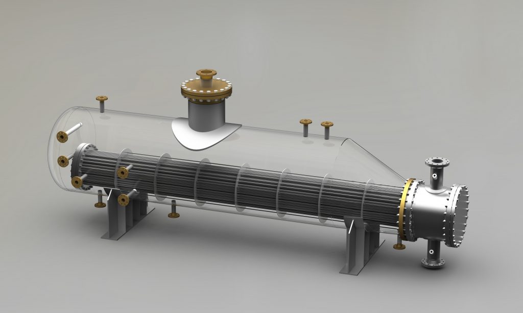kettle type heat exchanger