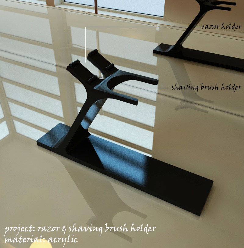 shaving brush holder