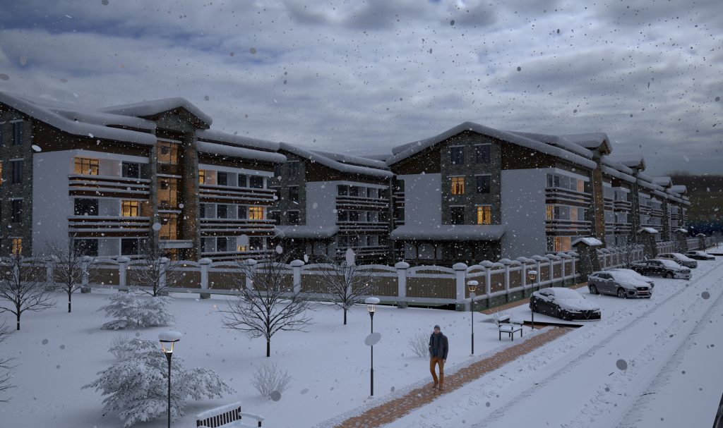 Apartment complex in Krasnaya Polyana