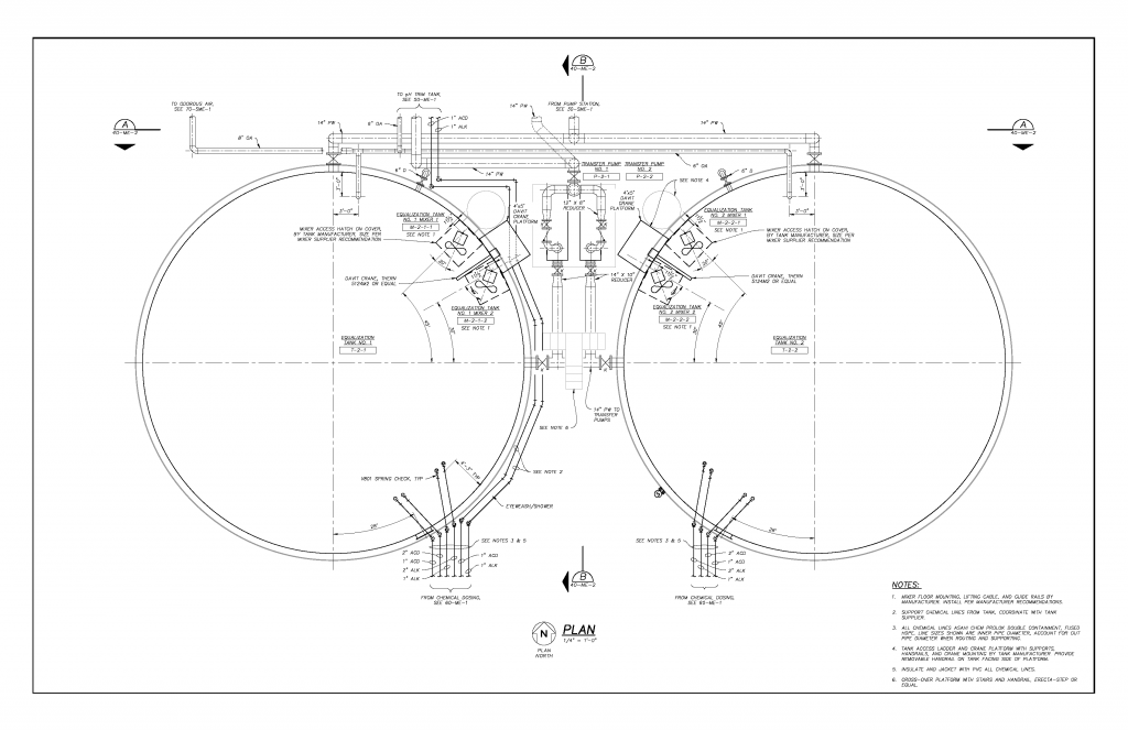 industrial facility drafting