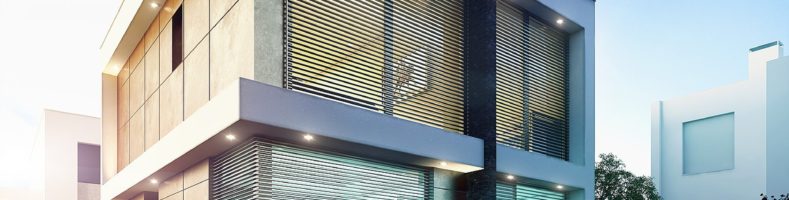 3D house Facade and CAD drawing