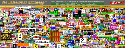 million dollar homepage