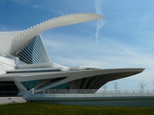 Milwaukee Art Museum in Wisconsin, USA