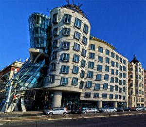 The Dancing House in Prague, Czech Republic