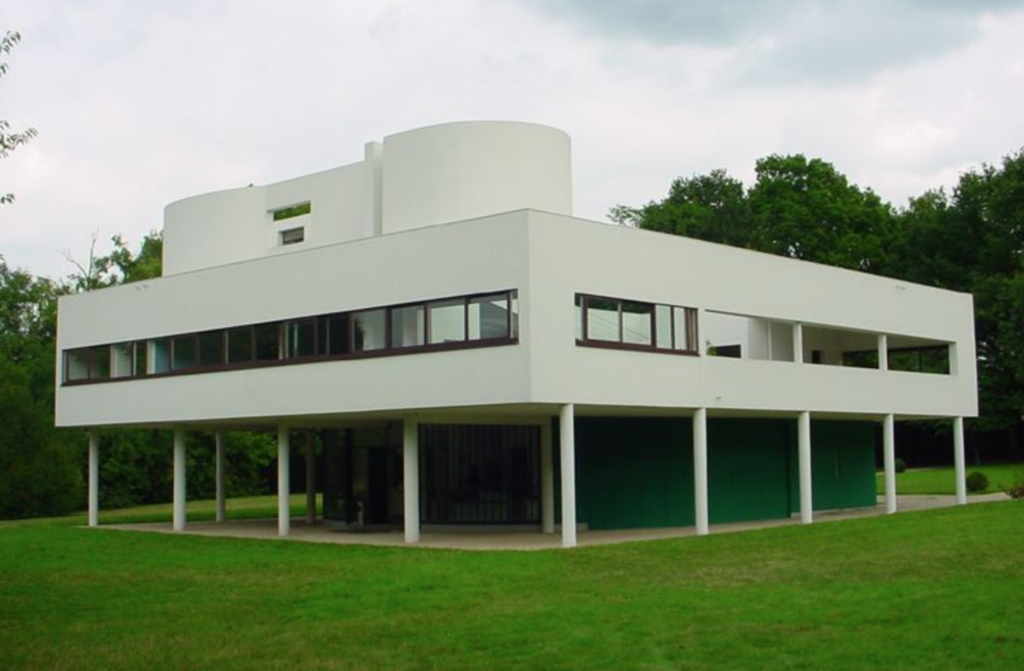 The Villa Savoye in Poissy