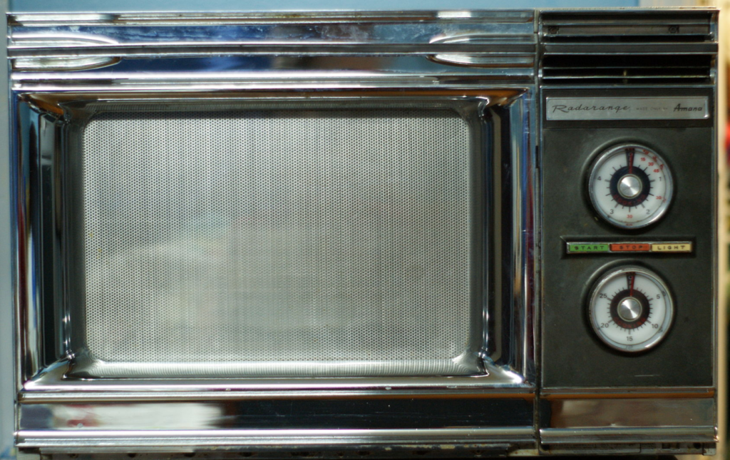 The first microwave oven