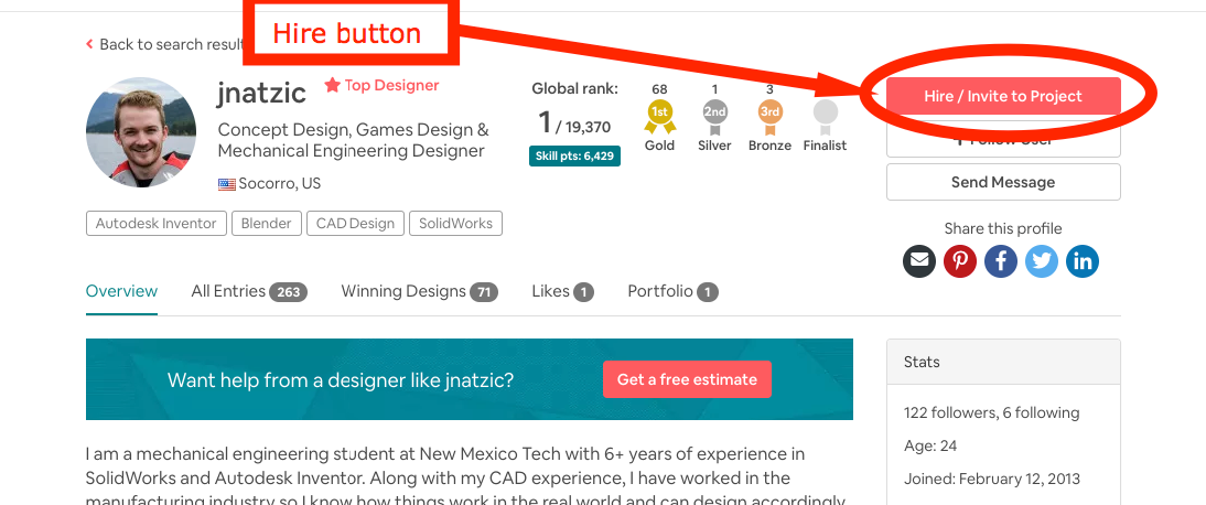 Hire CAD designer or engineer for 1-to-1 project | Cad Crowd Hire CAD designer or engineer for 1-to-1 project