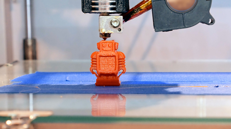 Three dimensional plastic 3d printer