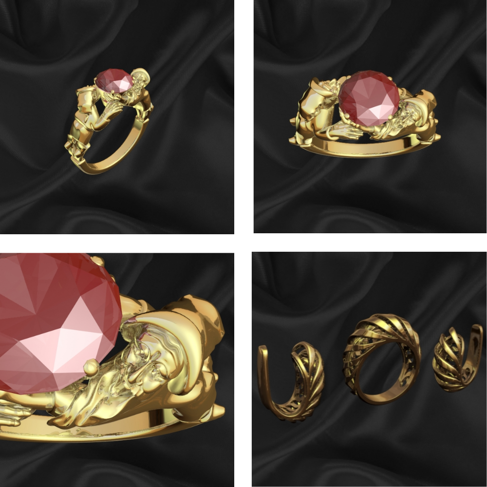 Freelance Ring Design Concepts | Cad Crowd Freelance Ring Design Concepts