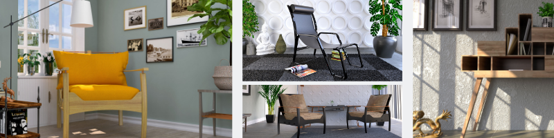 Freelance furniture 3D rendering by Goal-Archdes