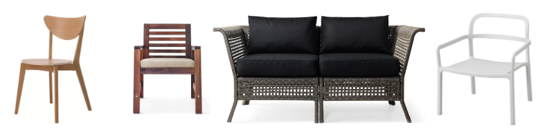 IKEA furniture 3D rendering examples