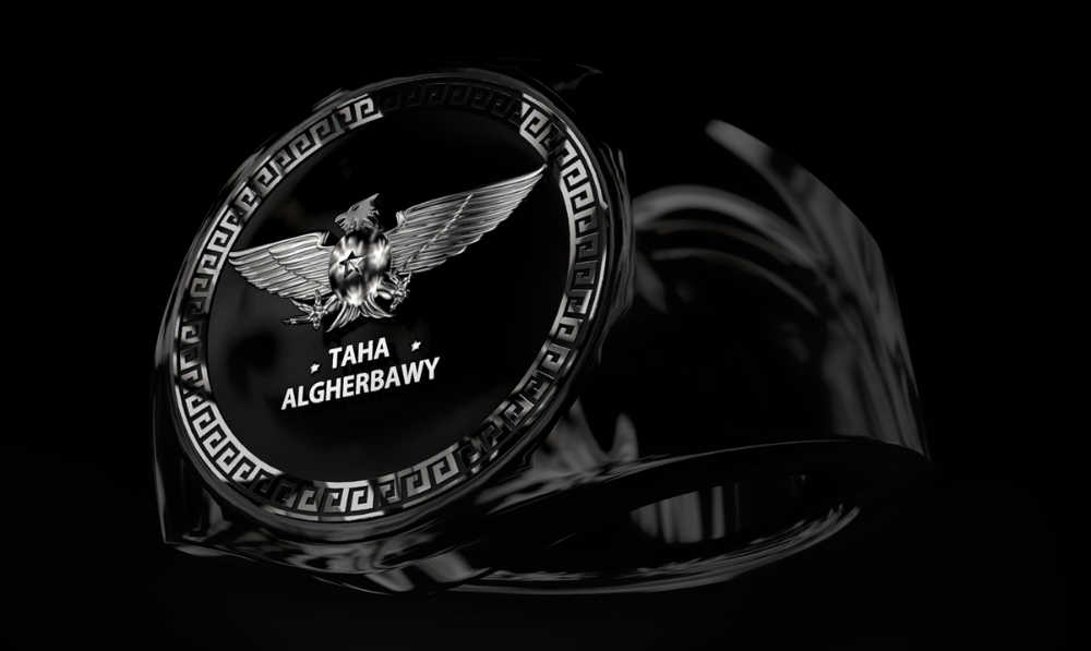 ring by designer taha | Cad Crowd ring by designer taha