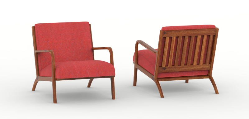 3d chair render | Cad Crowd 3d chair render