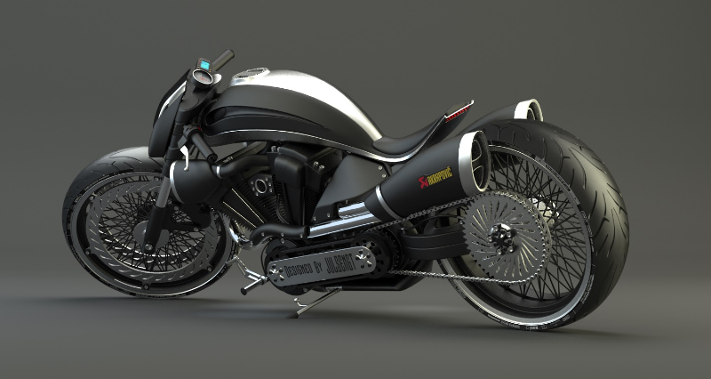 motorcycle chopper prototype