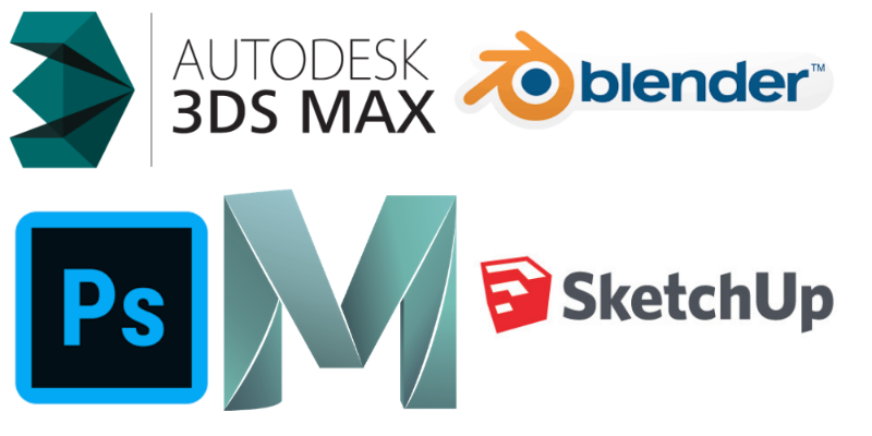 3d modeling program logos