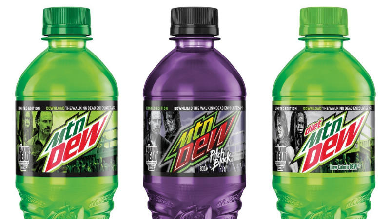 mountain dew walking dead 