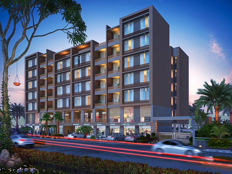 3D Architectural Rendering Apartment Block | Cad Crowd 3D-Architectural-Rendering-Apartment-Block-min