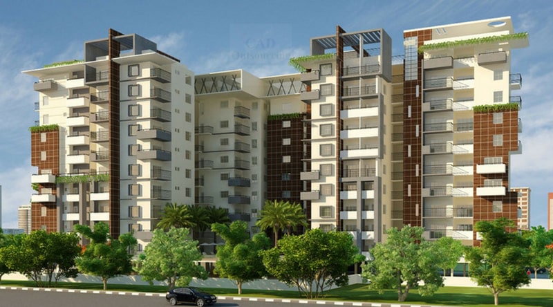 3D Architectural Rendering Apartment Building | Cad Crowd 3D Architectural Rendering Apartment Building